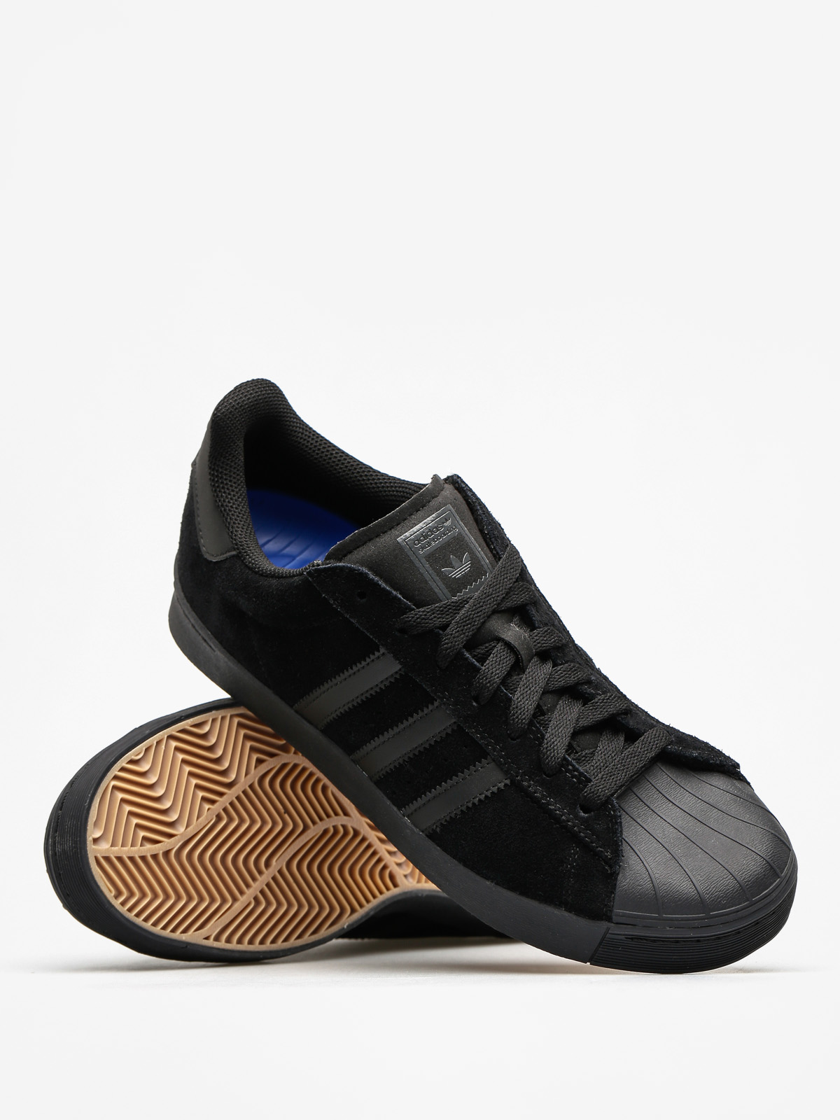 adidas Shoes Superstar Vulc Adv (core black/core black/core black)