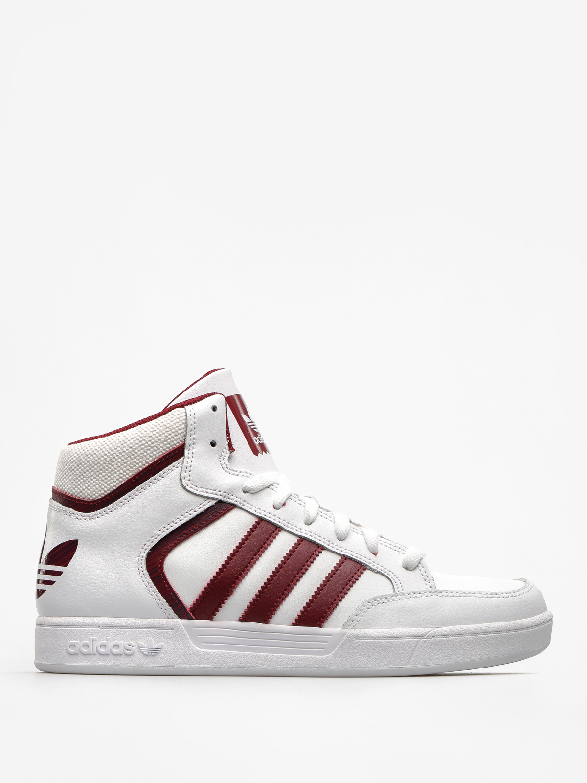 adidas Shoes Varial Mid (ftwr white/collegiate burgundy/ftwr white)
