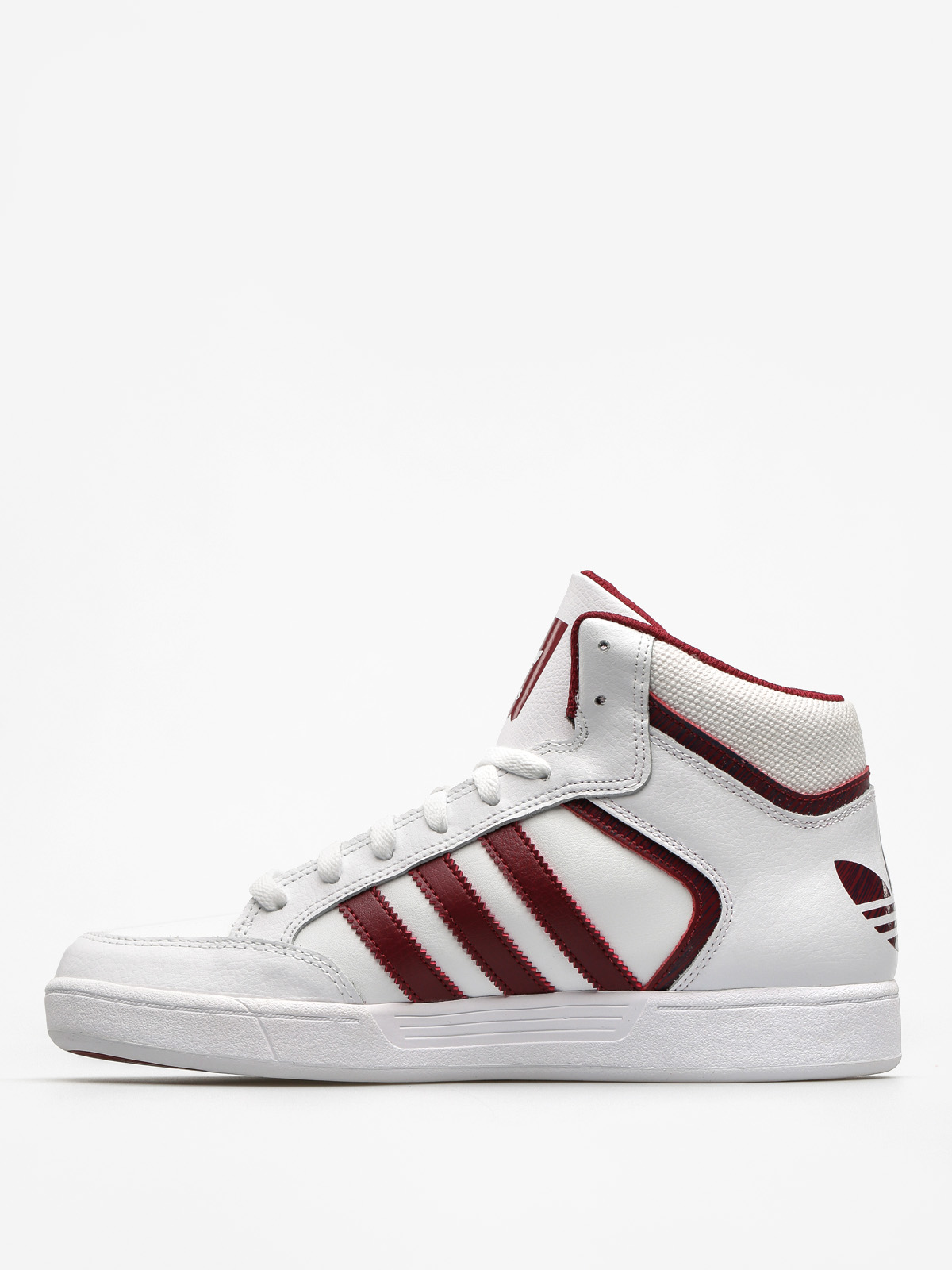 adidas Shoes Varial Mid (ftwr white/collegiate burgundy/ftwr white)