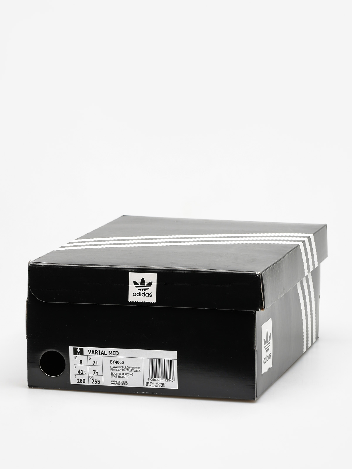 adidas Shoes Varial Mid (ftwr white/collegiate burgundy/ftwr white)