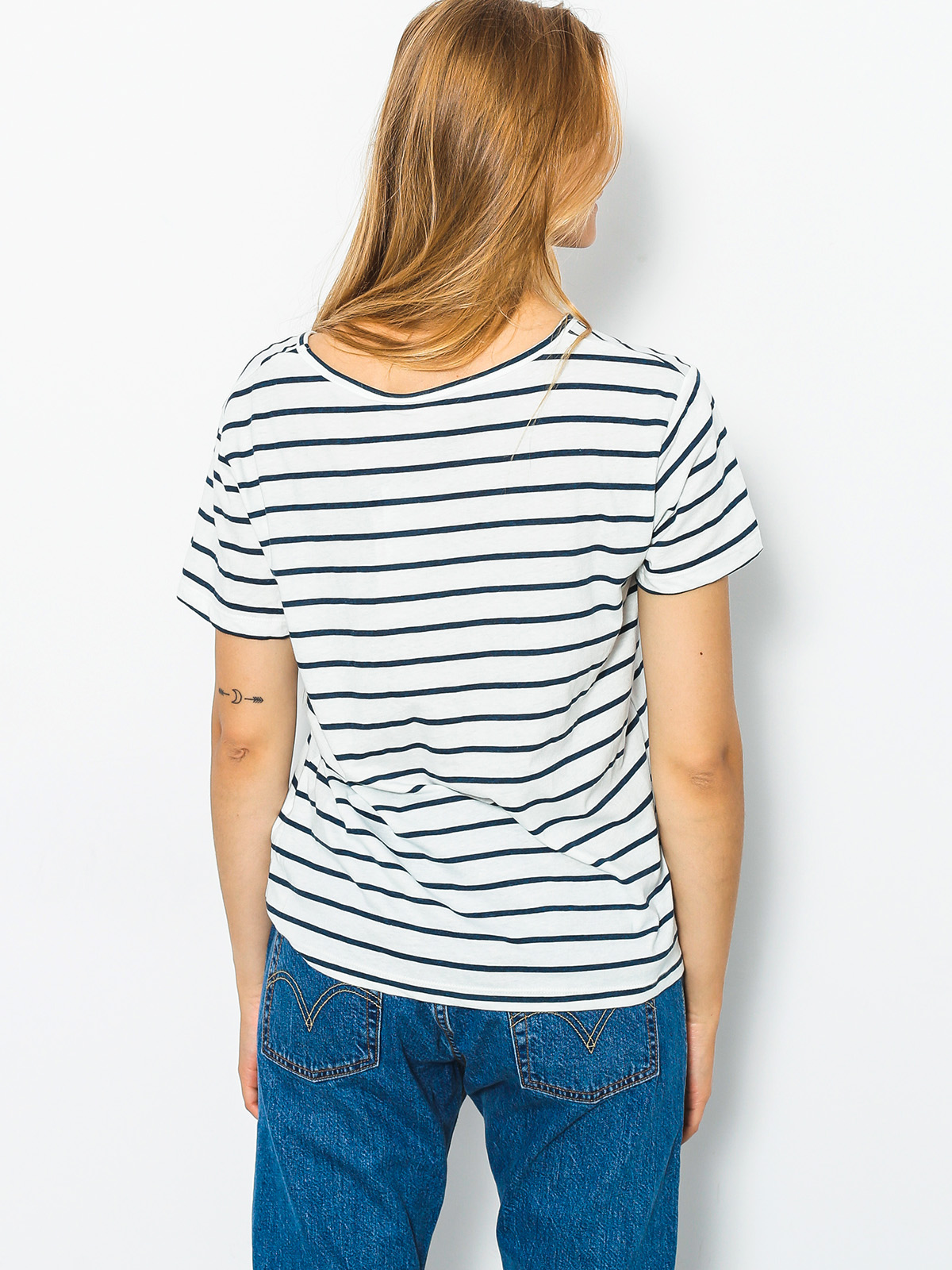 Roxy T-shirt Just Simple Stripe Wmn (marshmallow lexi str)