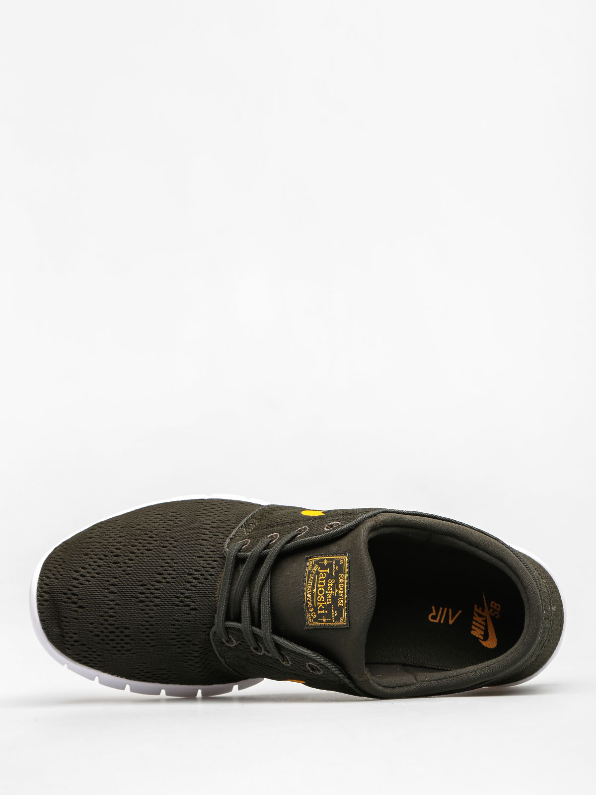 Nike SB Shoes Stefan Janoski Max (sequoia/circuit orange gum light brown)