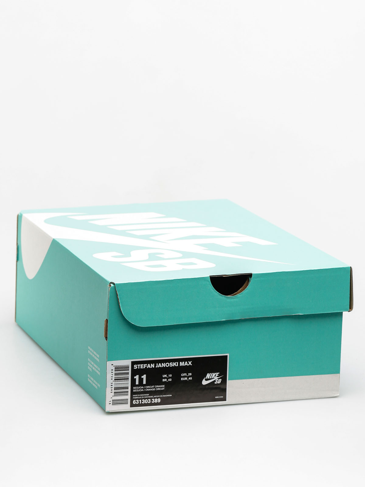 Nike SB Shoes Stefan Janoski Max (sequoia/circuit orange gum light brown)