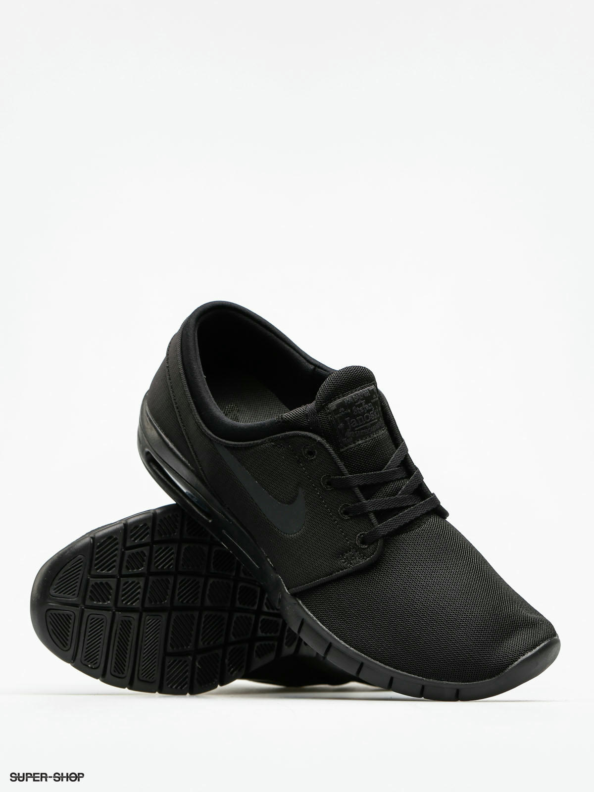 men's janoski max skate shoes - black/anthracite