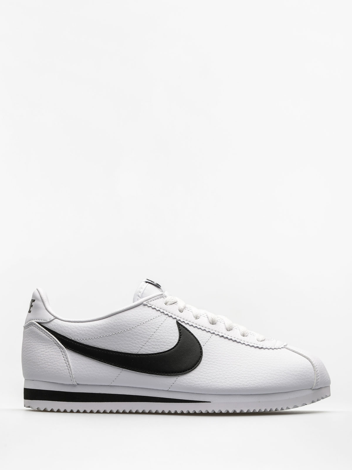 nike classic cortez white and black