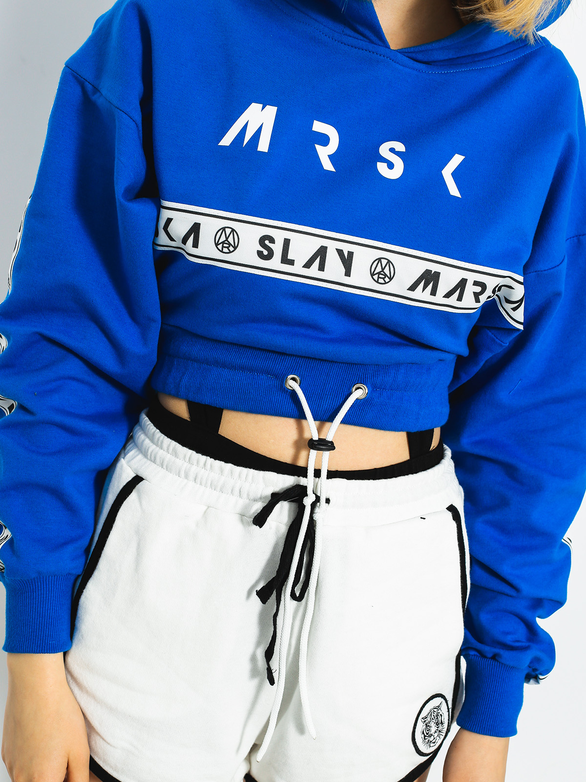 Marska Hoodie Mrsk Short Lapis HD Wmn (blue)