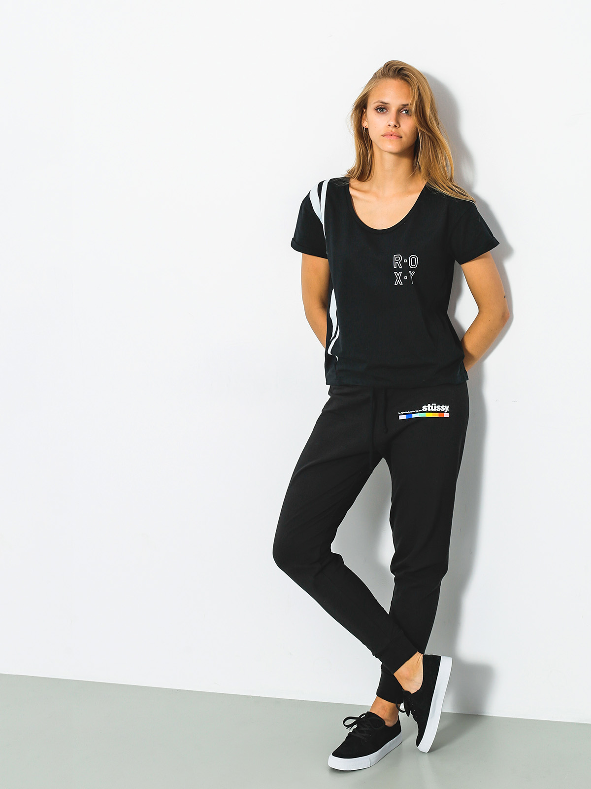 Roxy T-shirt The Backflip Wmn (anthracite)