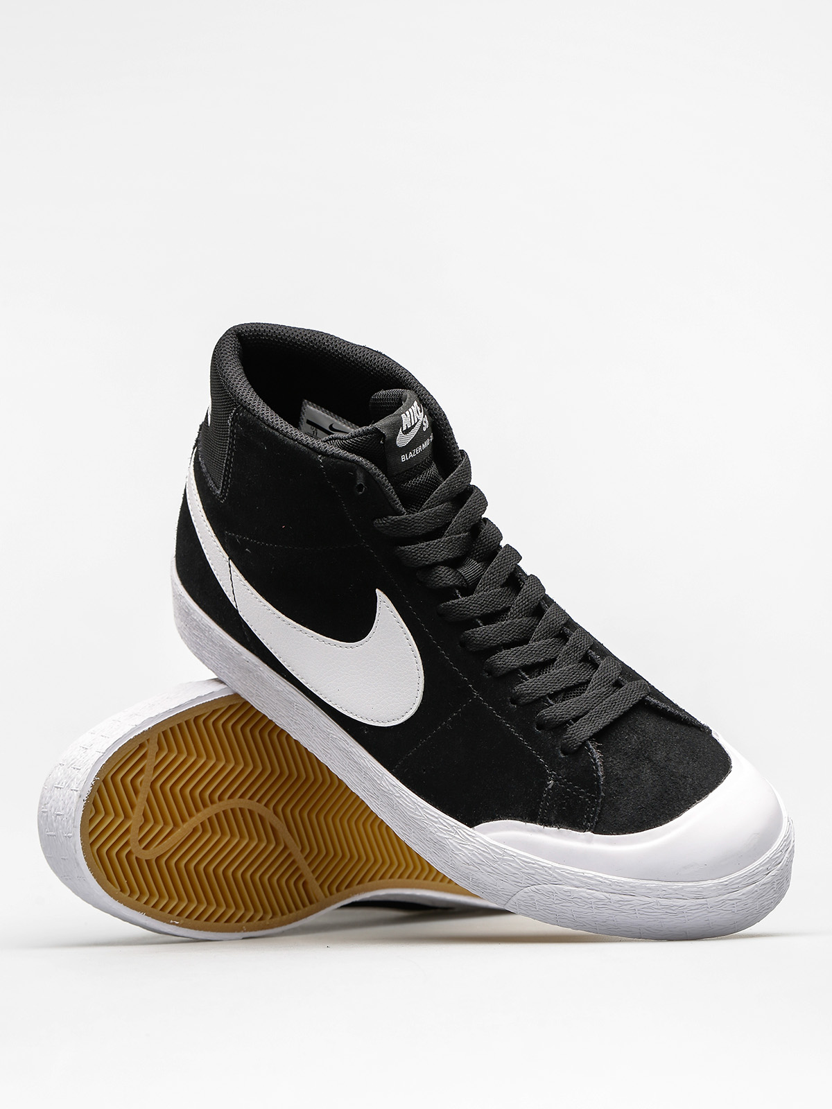 Nike SB Shoes Zoom Blazer Mid Xt (black/white gum light brown)