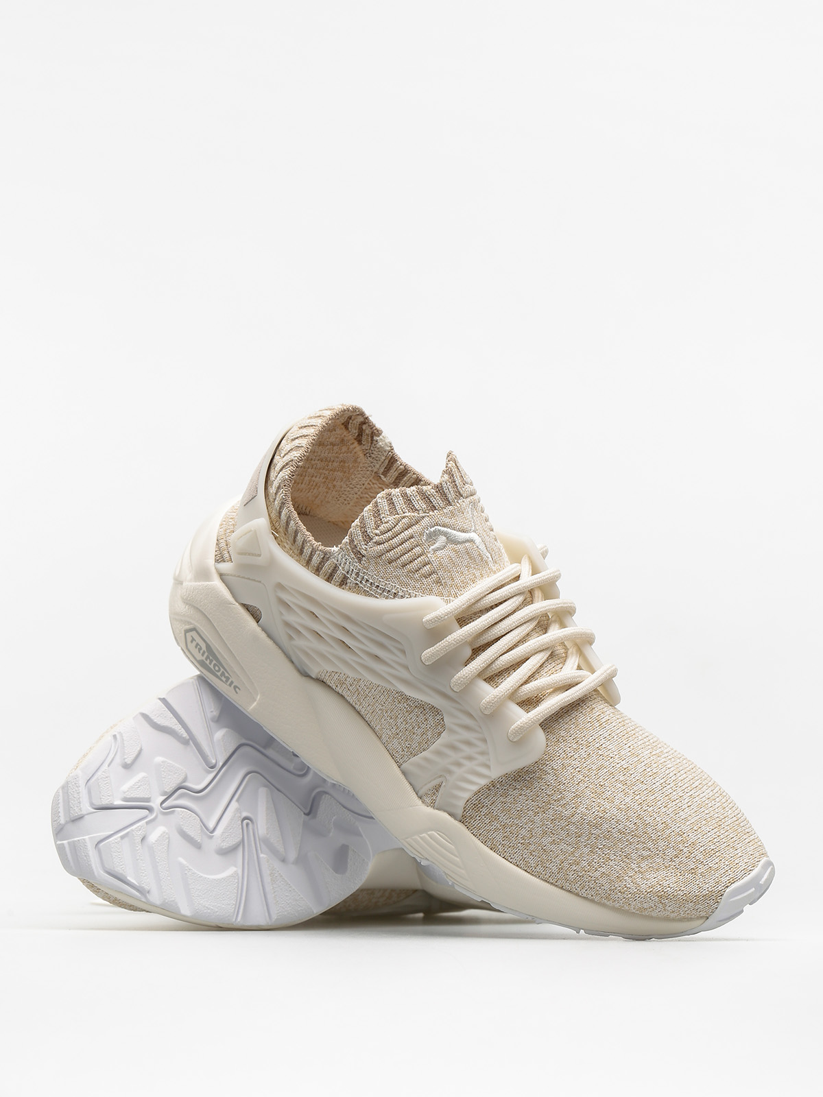 Puma Shoes Blaze Cage Evo Knit Wn S Wmn (marshmallow/safari/birch/whisper white)
