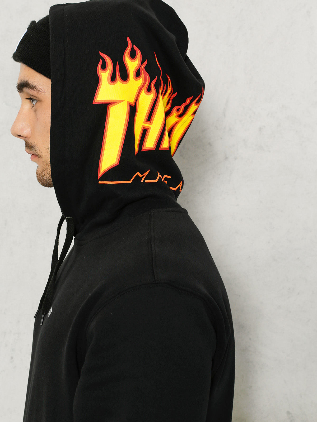 vans thrasher hoodie black