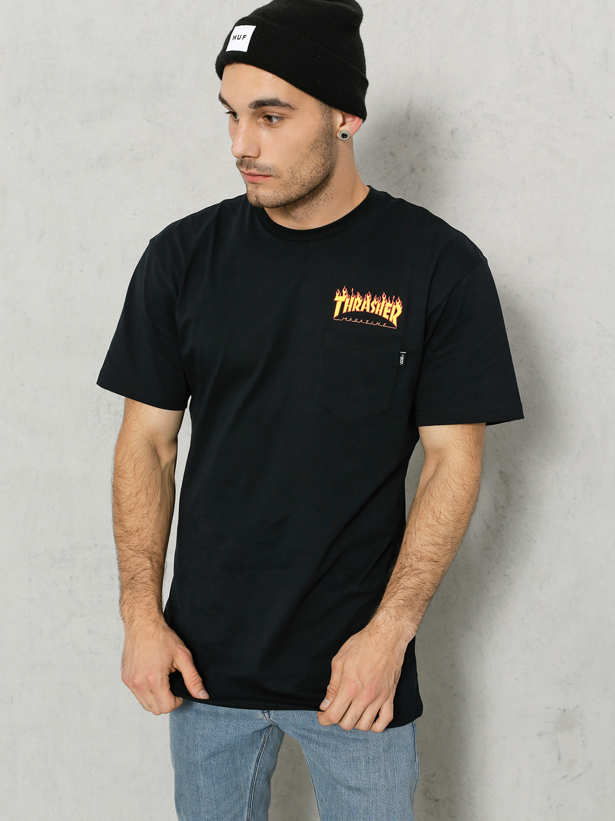 Vans T-shirt Thrasher (black)