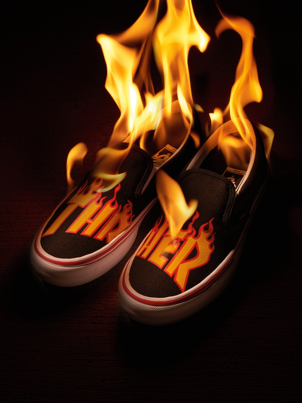 Flame hotsell vans thrasher