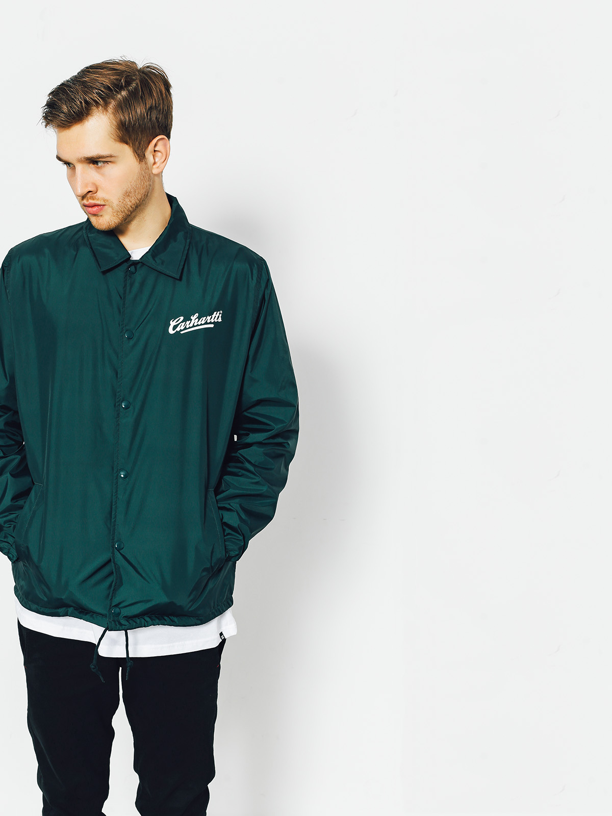 Carhartt Jacket s Coach (parsley/white)