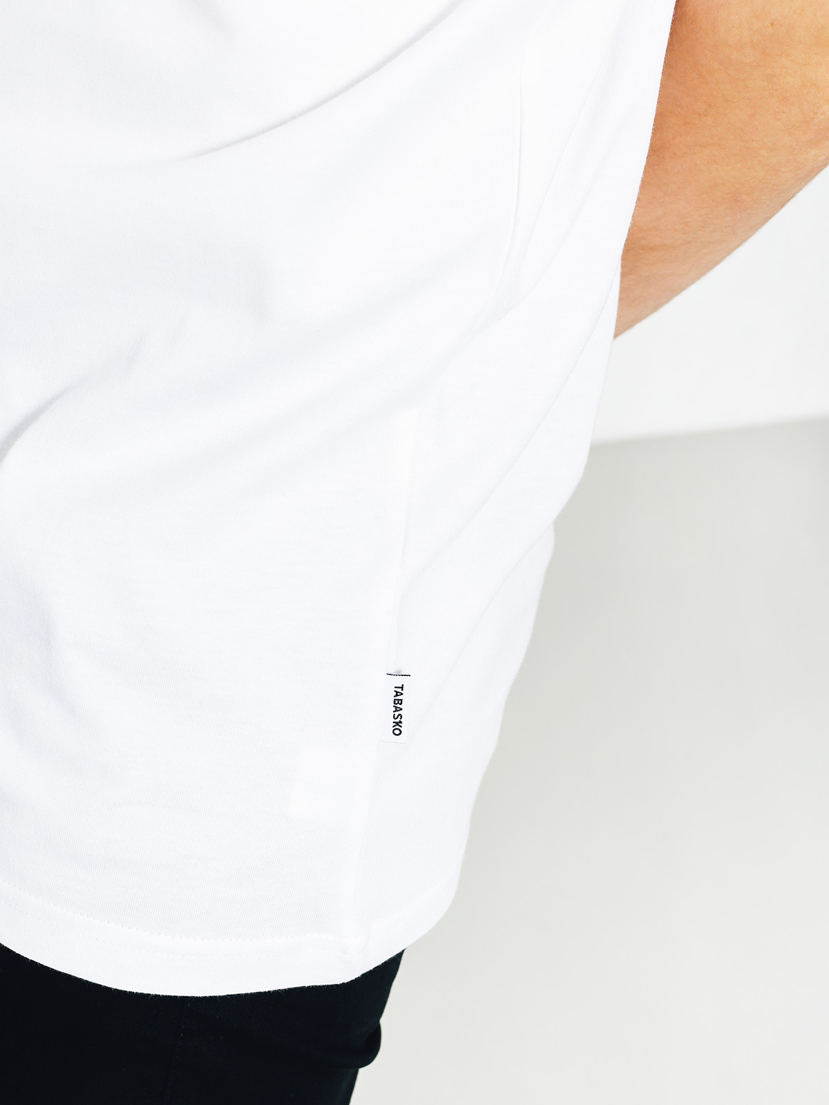 Tabasko T-shirt Stripes (white)