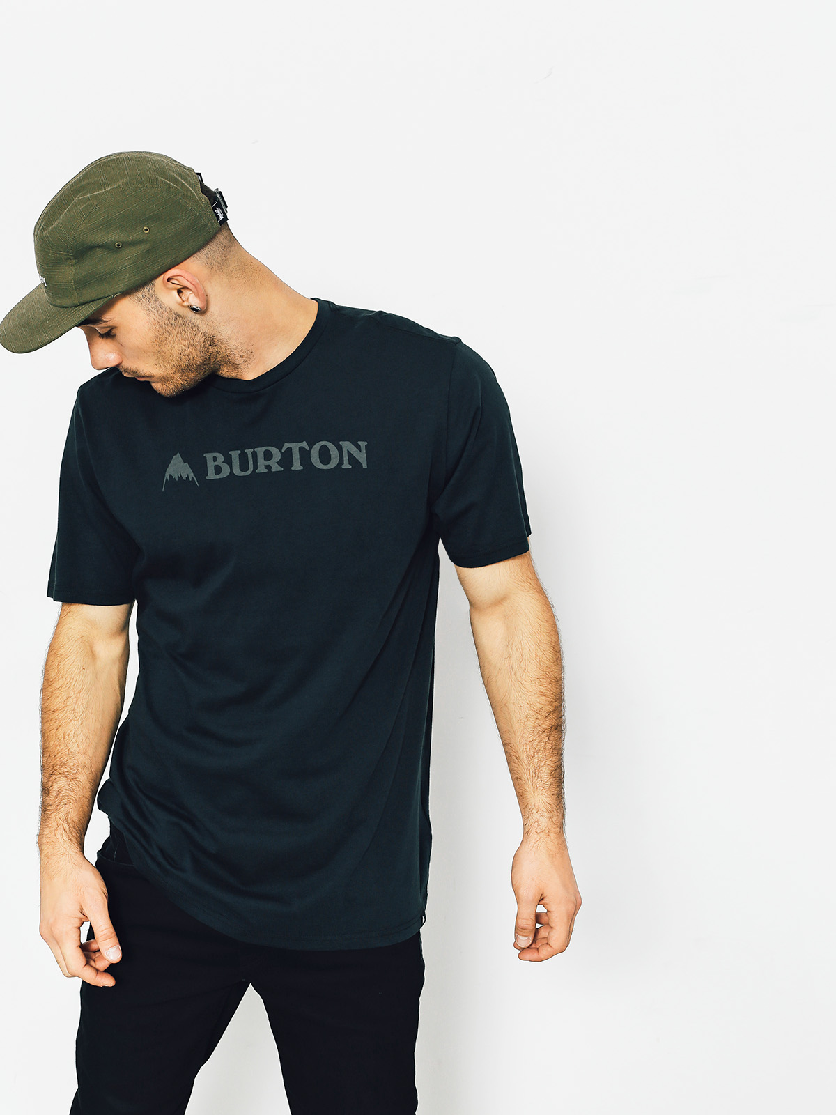 Burton T-shirt Horizntl Mtn (true black)
