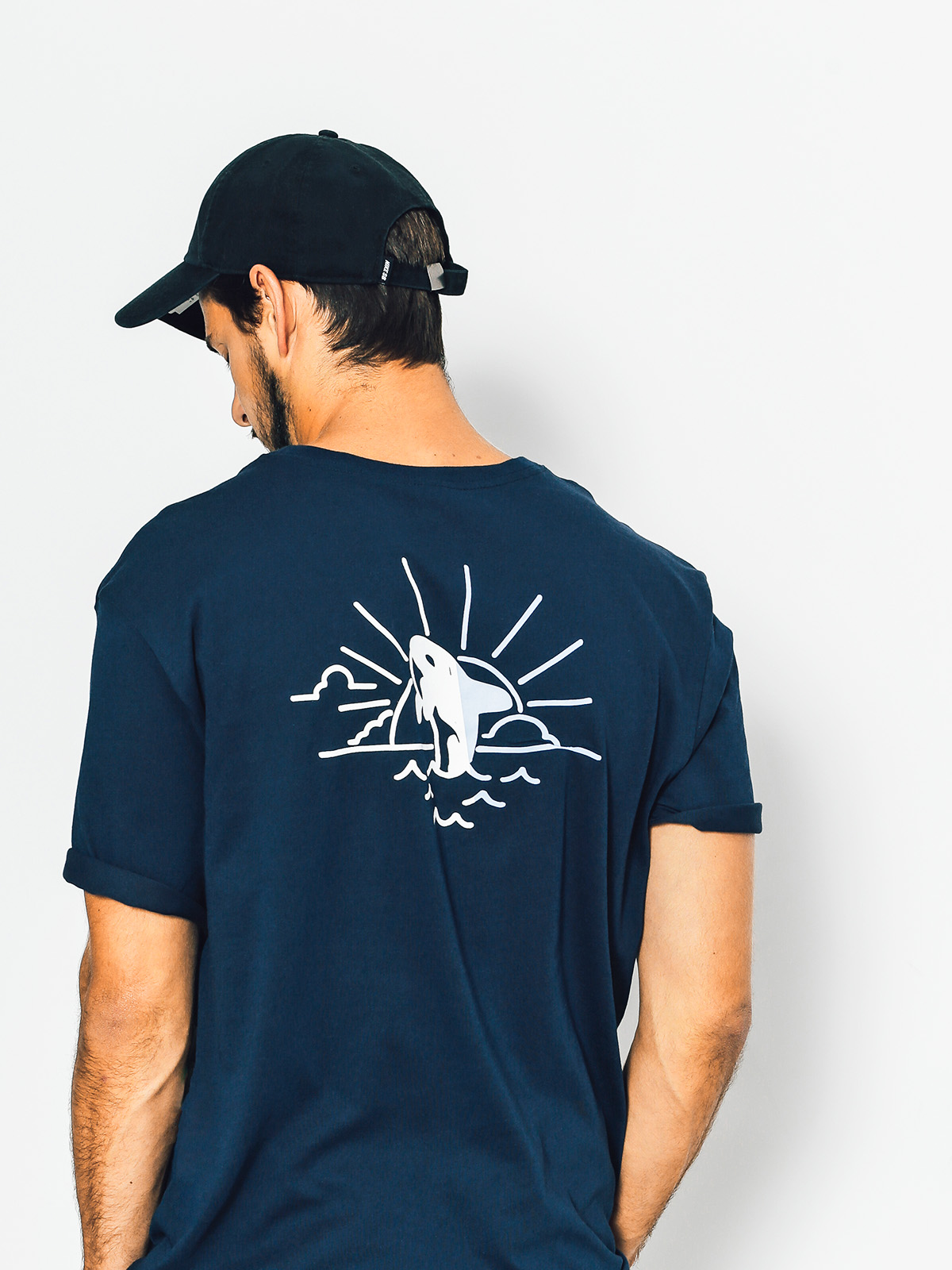 Nike SB T-shirt Nk Sb Dry Dfc Whale (obsidian/hydrogen blue)