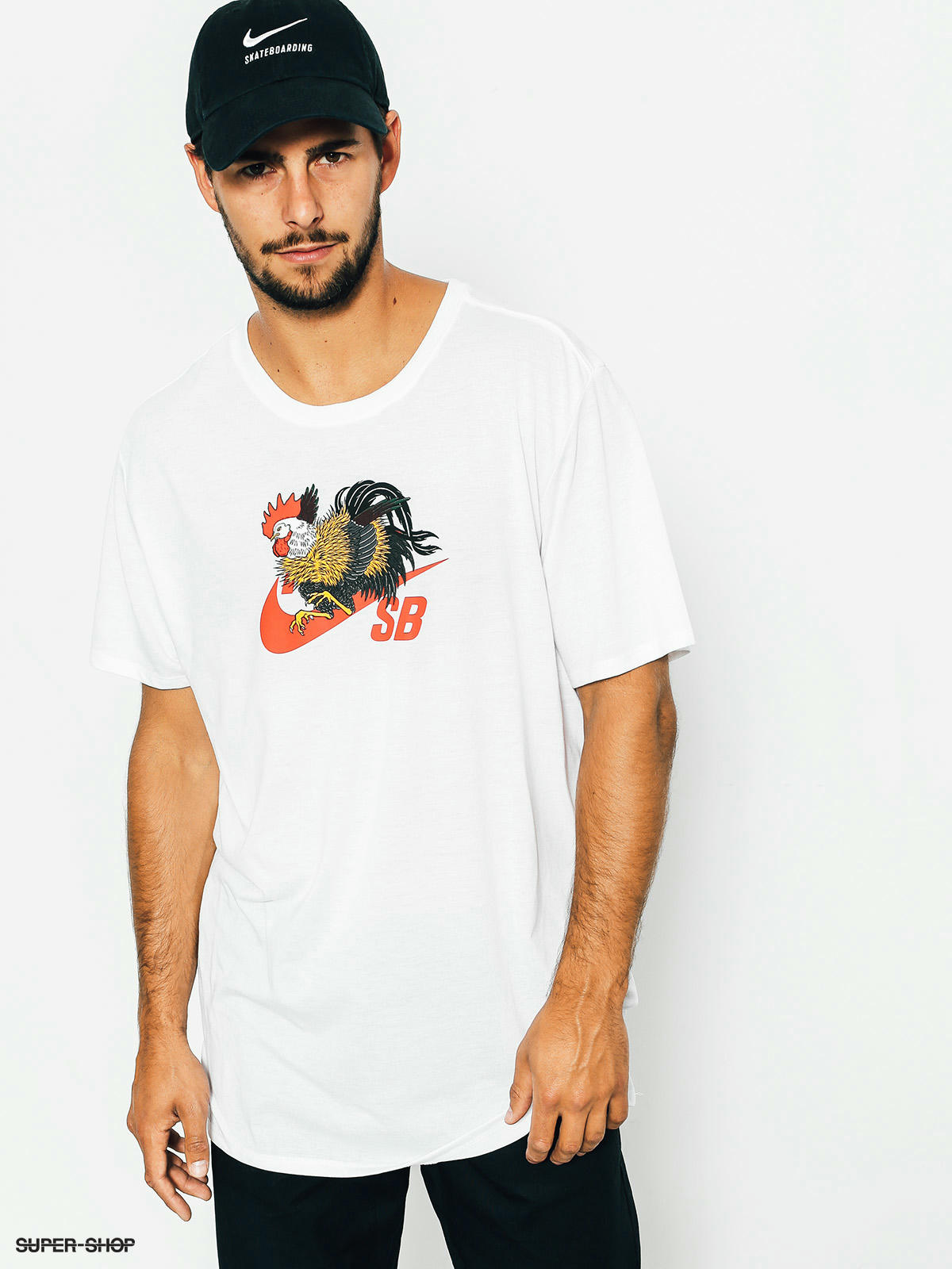 Nike SB T shirt Nk Sb Dry Rooster white white