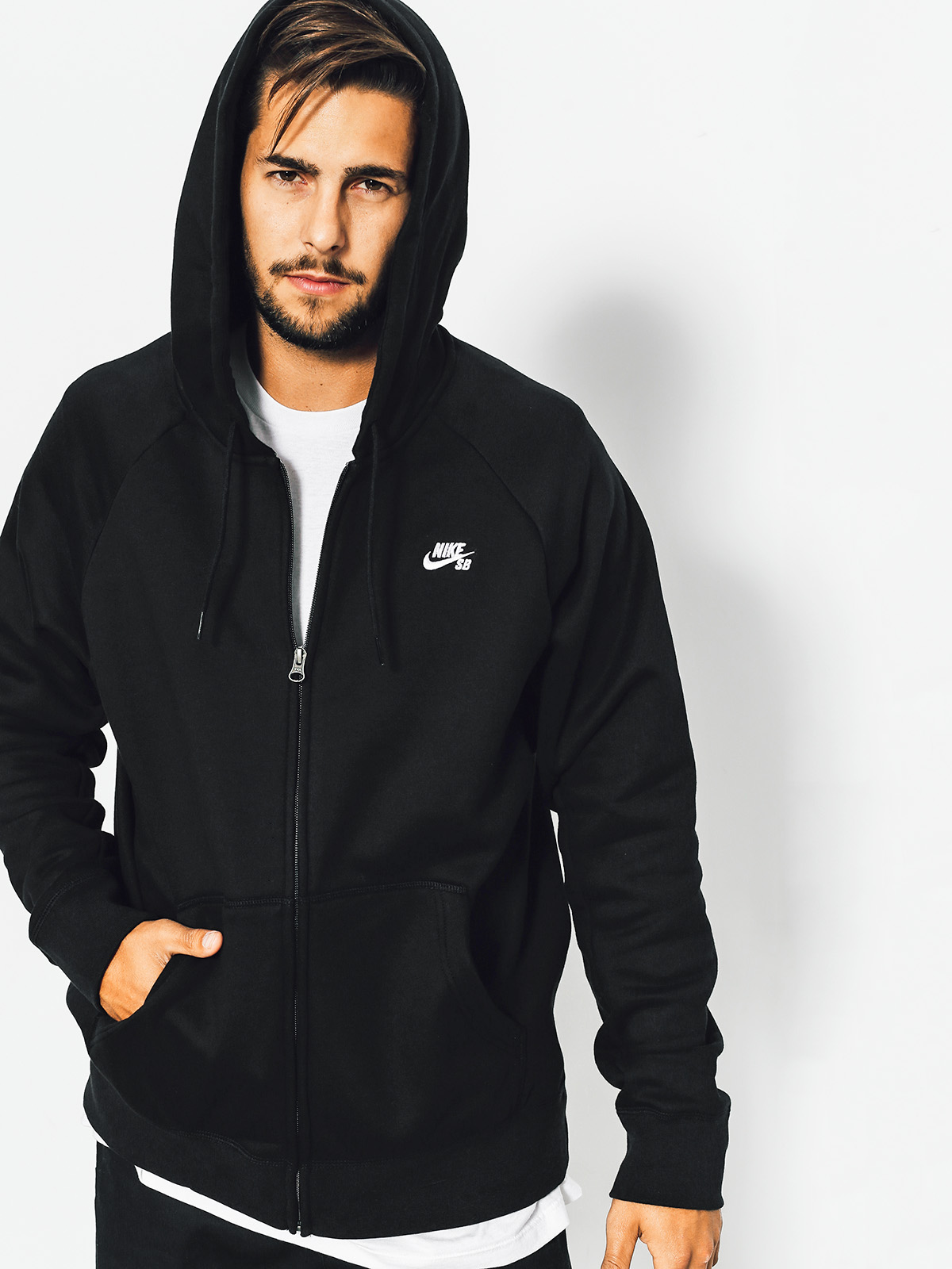 Nike SB Hoodie Sb Icon ZHD (black/white)