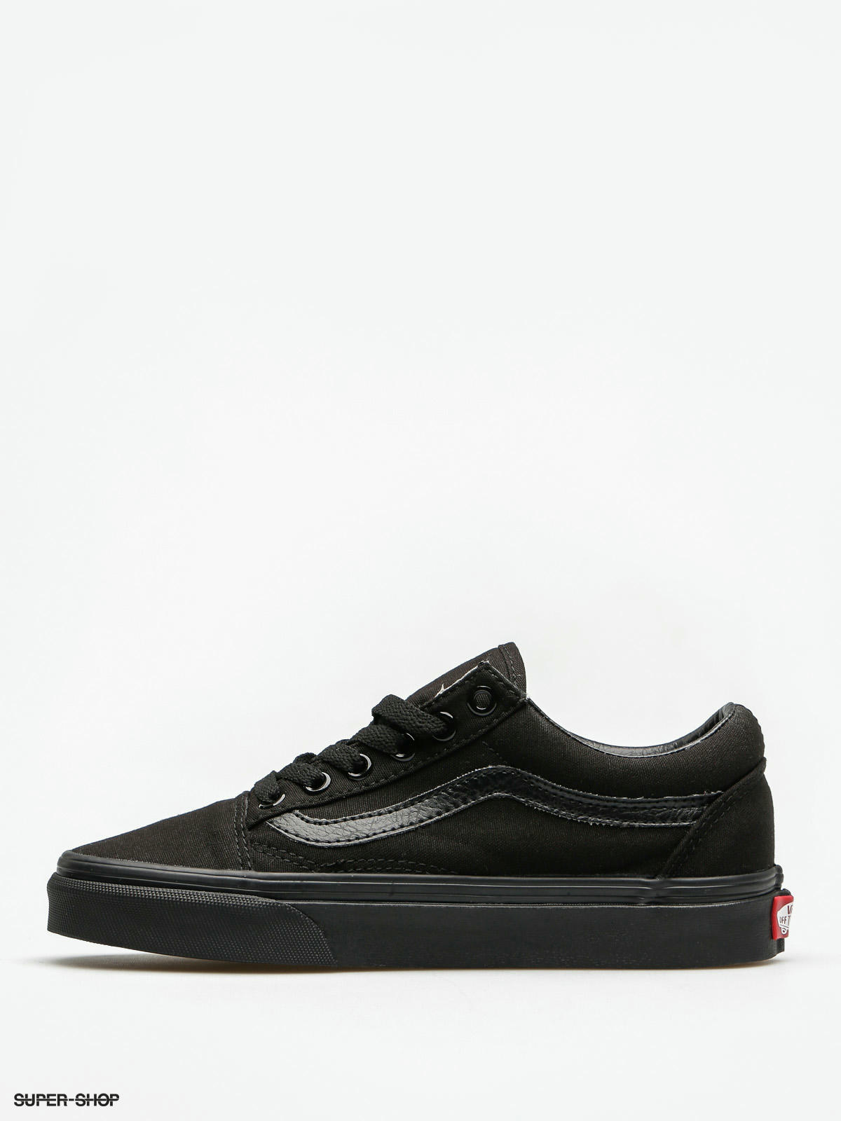 black vans flats