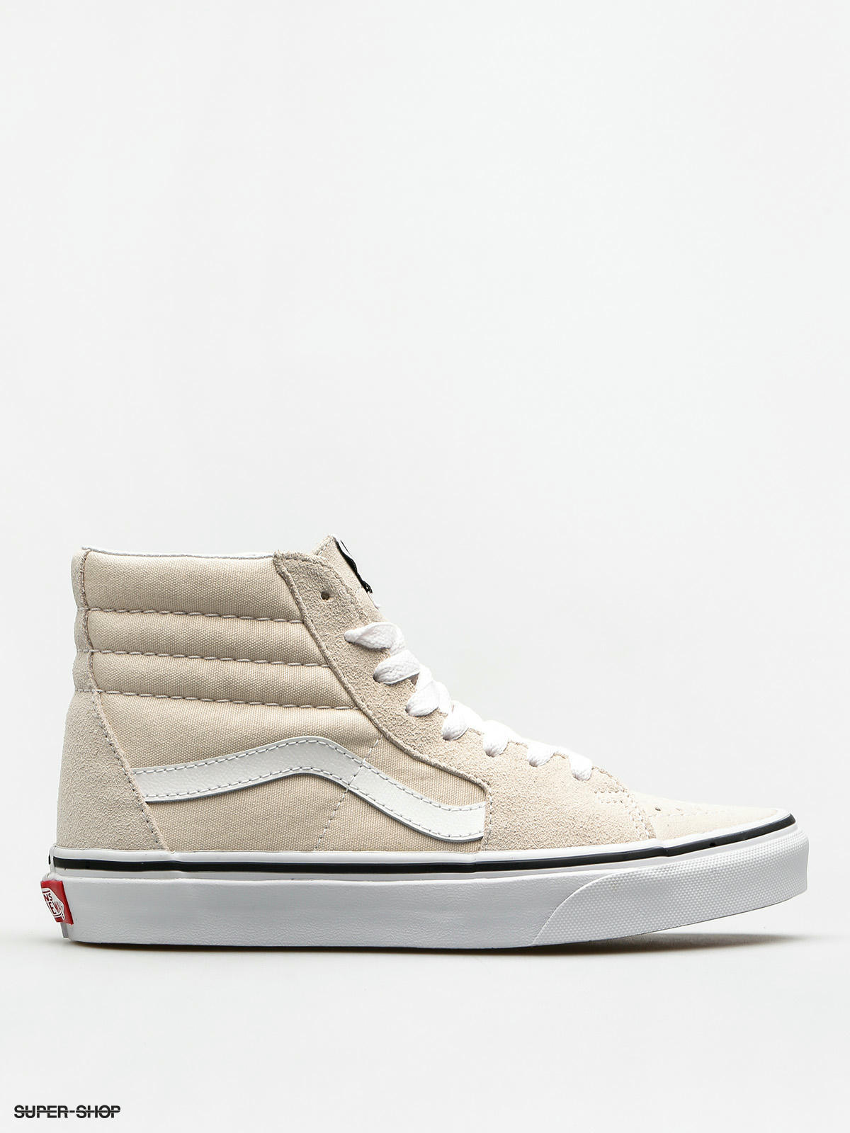 Vans sk8 hi silver lining hot sale true white