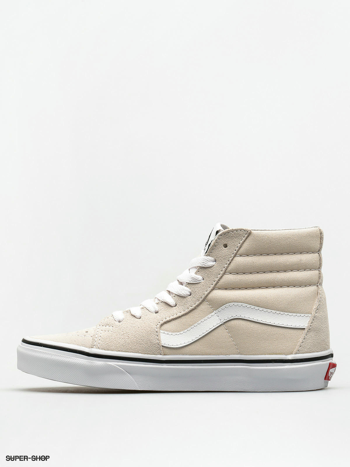 Vans sk8 hi sale silver lining true white