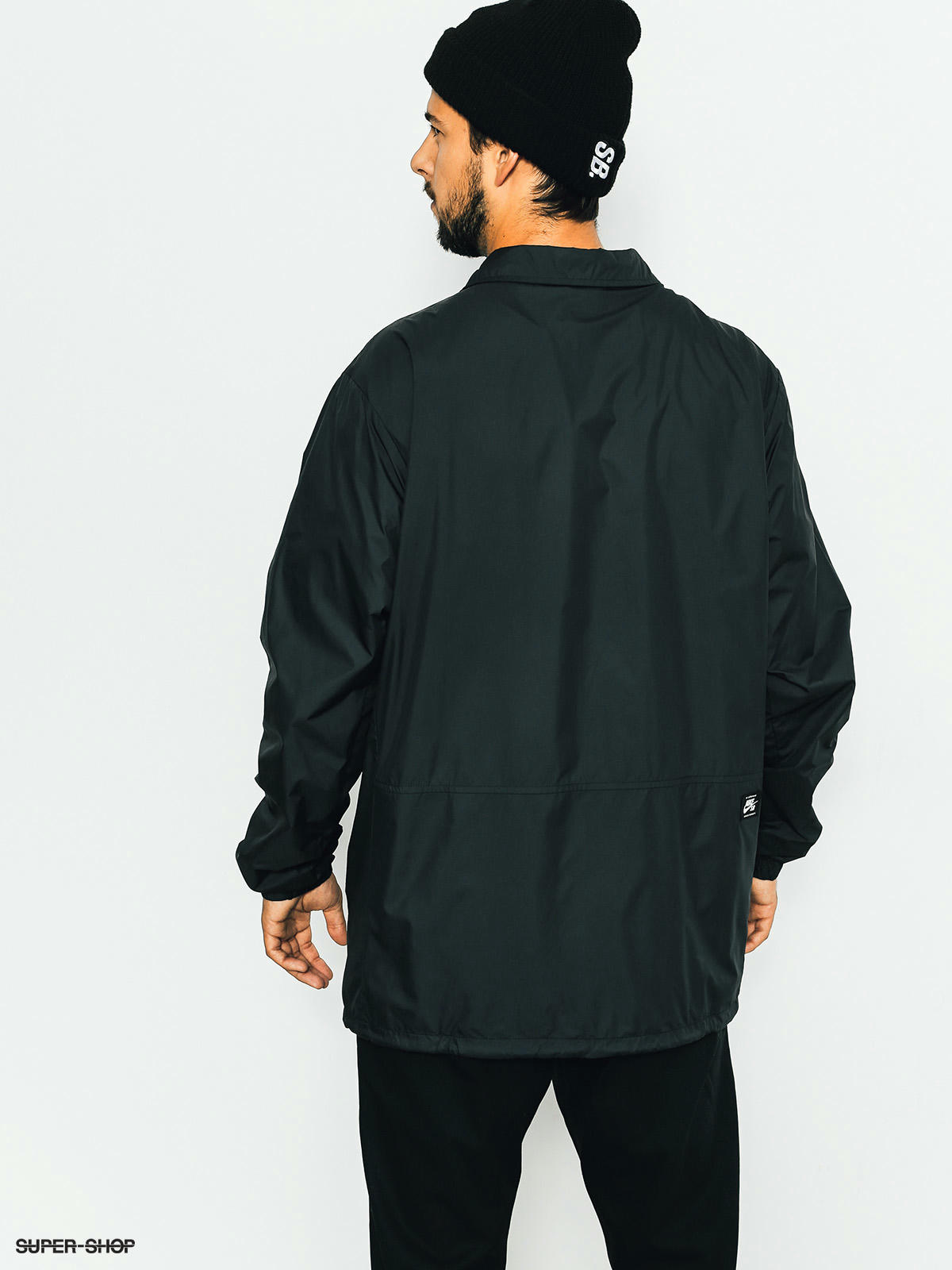 Nike sb shield black best sale coaches jacket