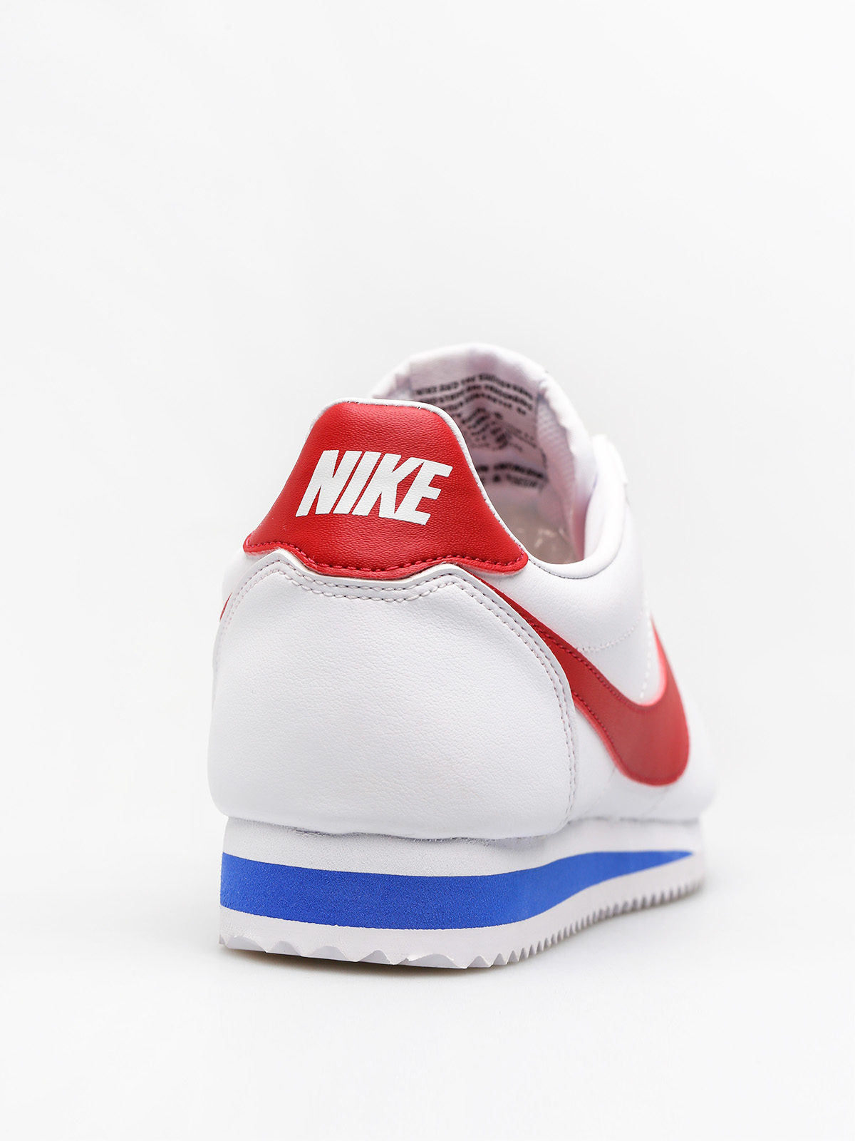 Nike Classic Cortez Leather Shoes Wmn (white/varsity red)