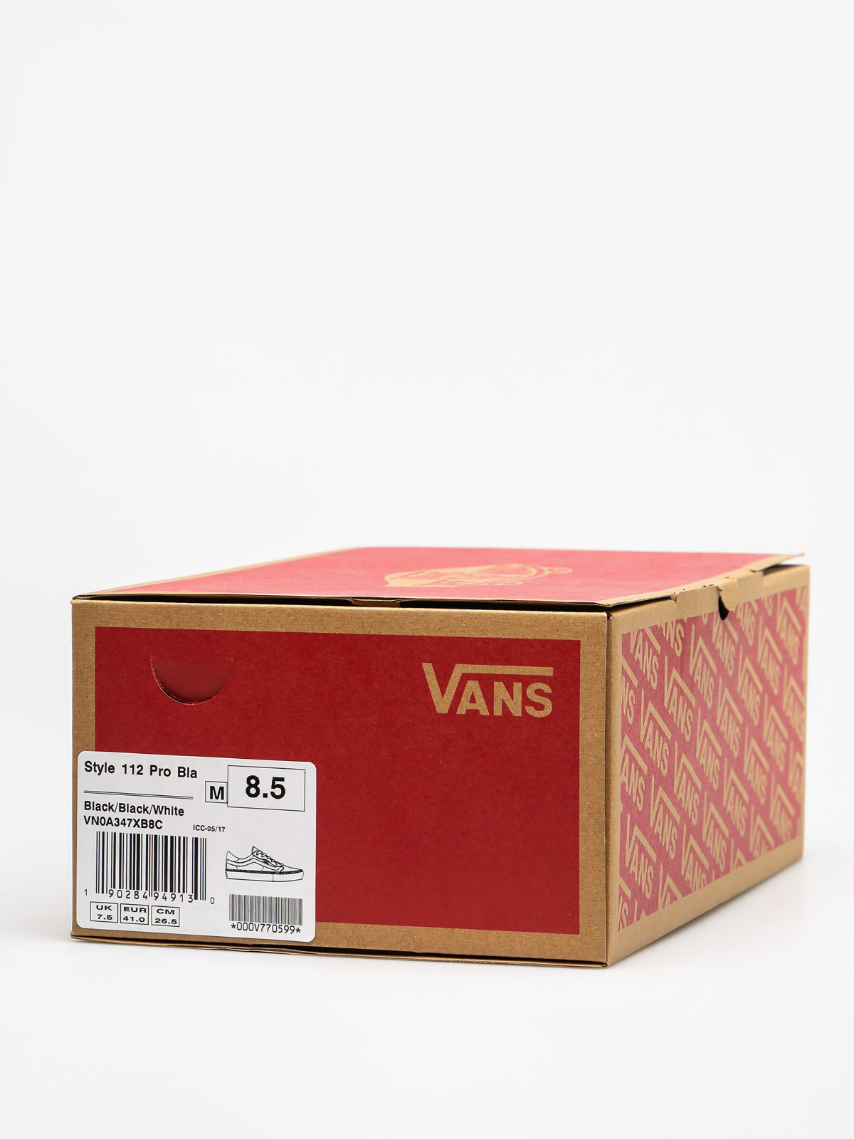 Vans Shoes Style 112 Pro (black/black/white)
