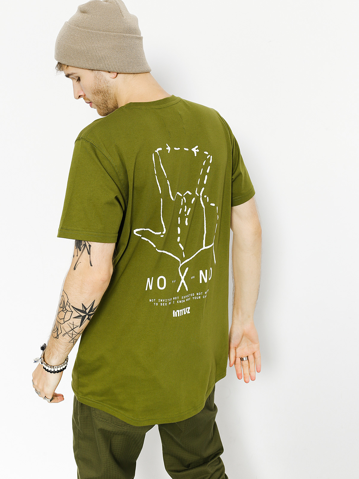 Intruz T-shirt No No (army)