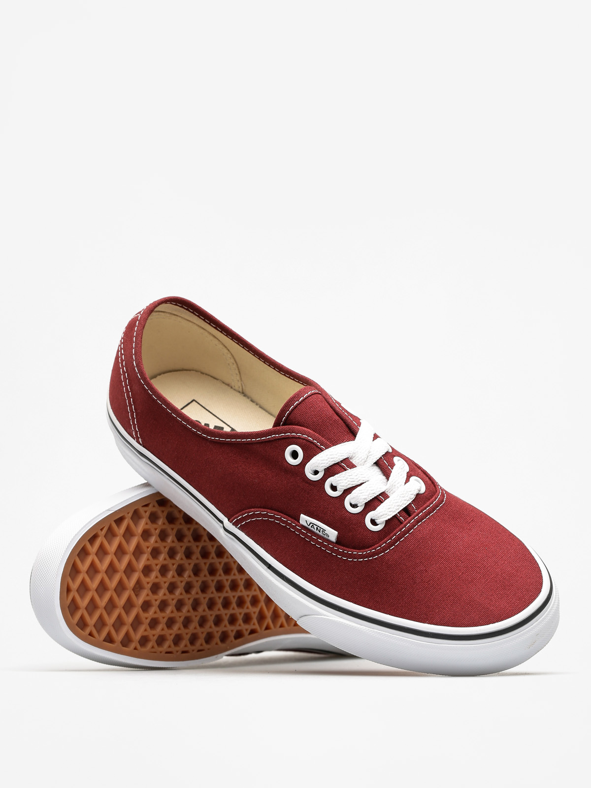 Vans Shoes Authentic red (madder brown/ true white)