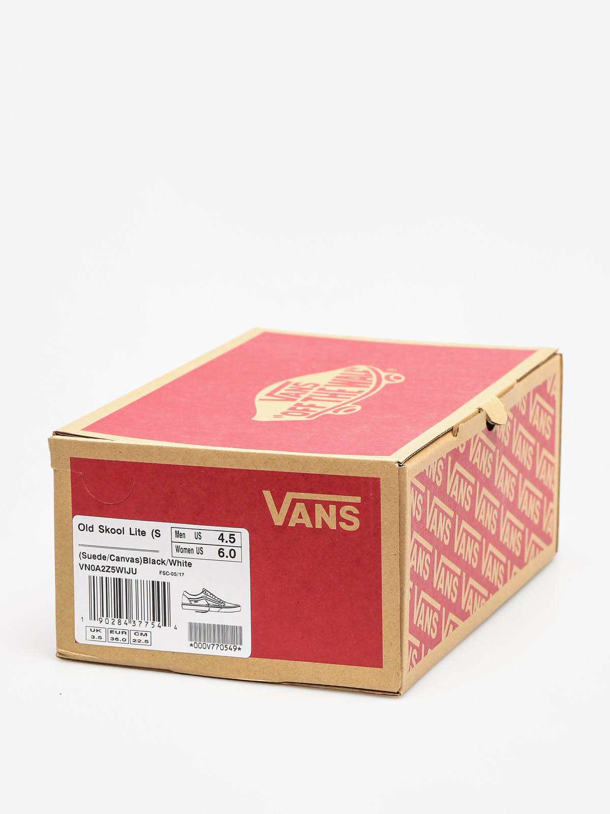 Vans Shoes Old Skool Lite (suede canvas/black/white)