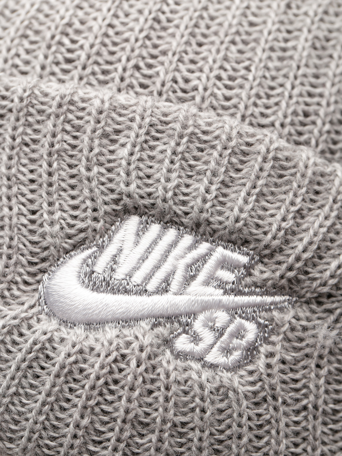 Nike SB Mütze Sb Fisherman Beanie (dk grey heather/white)