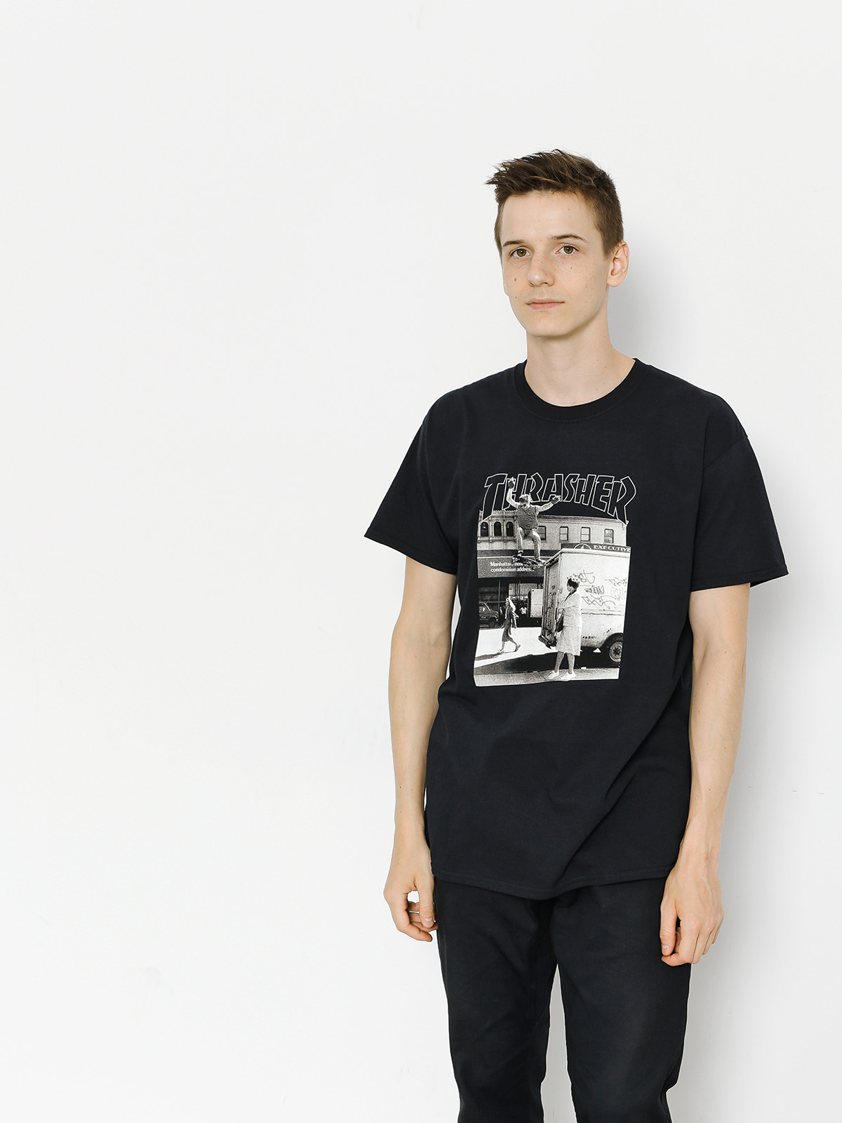 Thrasher T-shirt Hackett (black)