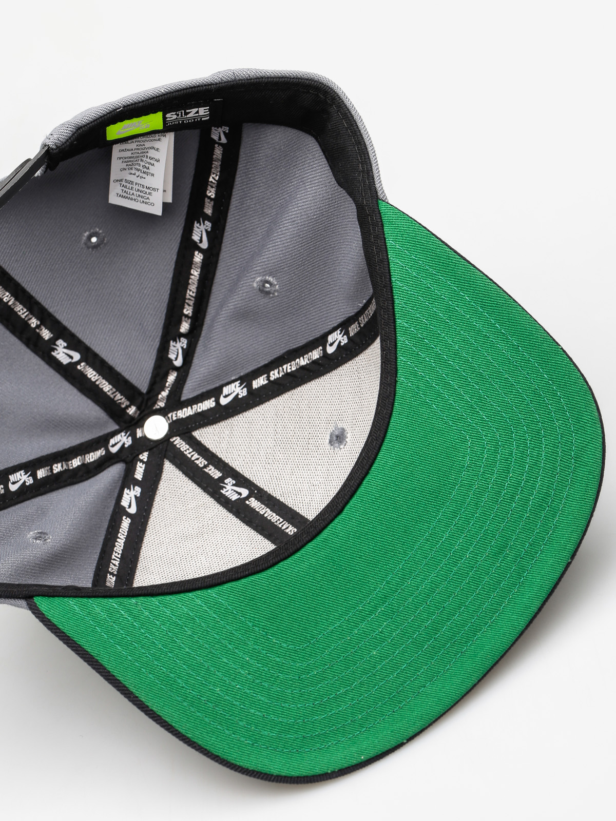 Nike SB Cap Sb Icon Snapback ZD (cool grey/black/pine green/barely green)