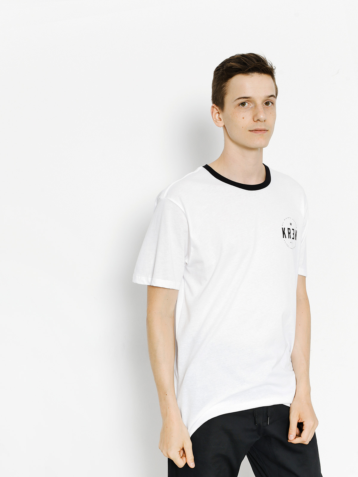 Kr3w T-shirt Lock Seal (white/black)