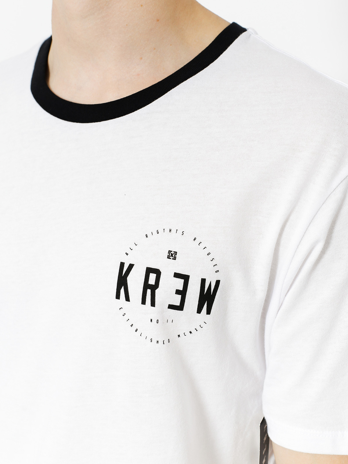 Kr3w T-shirt Lock Seal (white/black)
