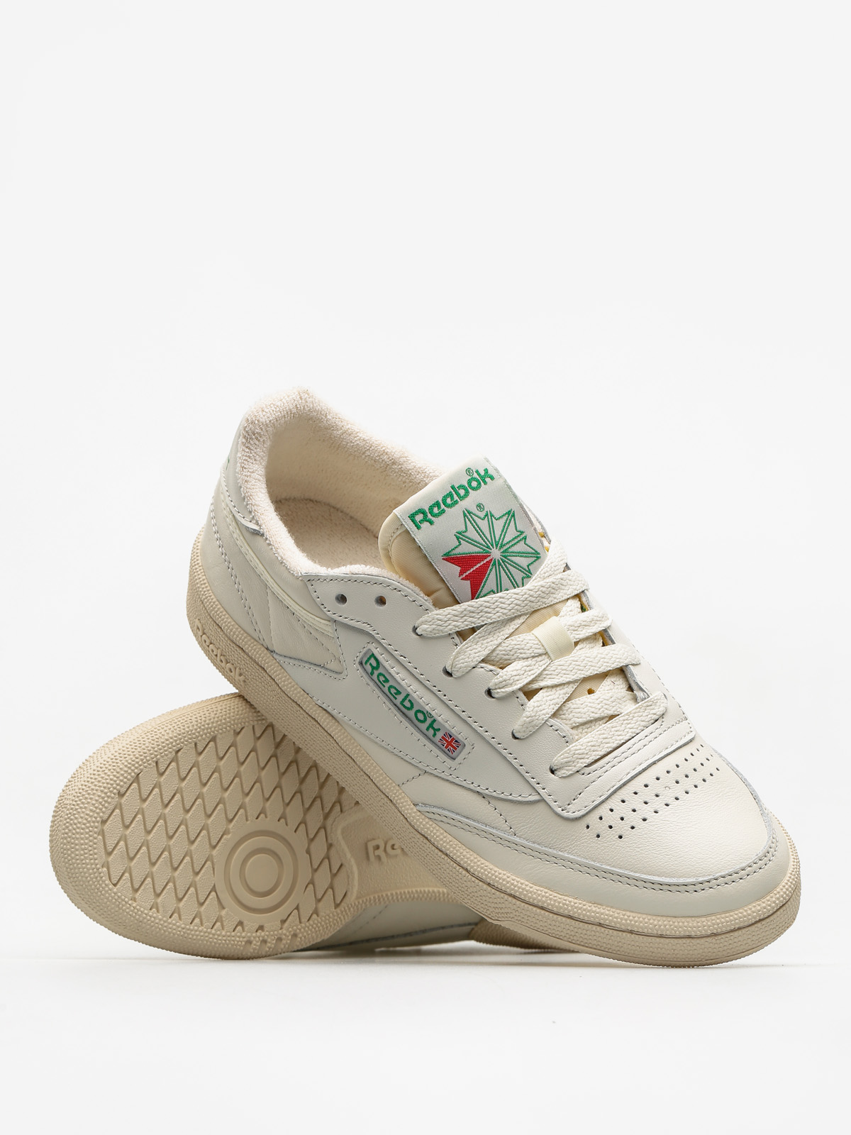 Reebok Schuhe Club C 85 Vintage Wmn (chalk/green/white/red)