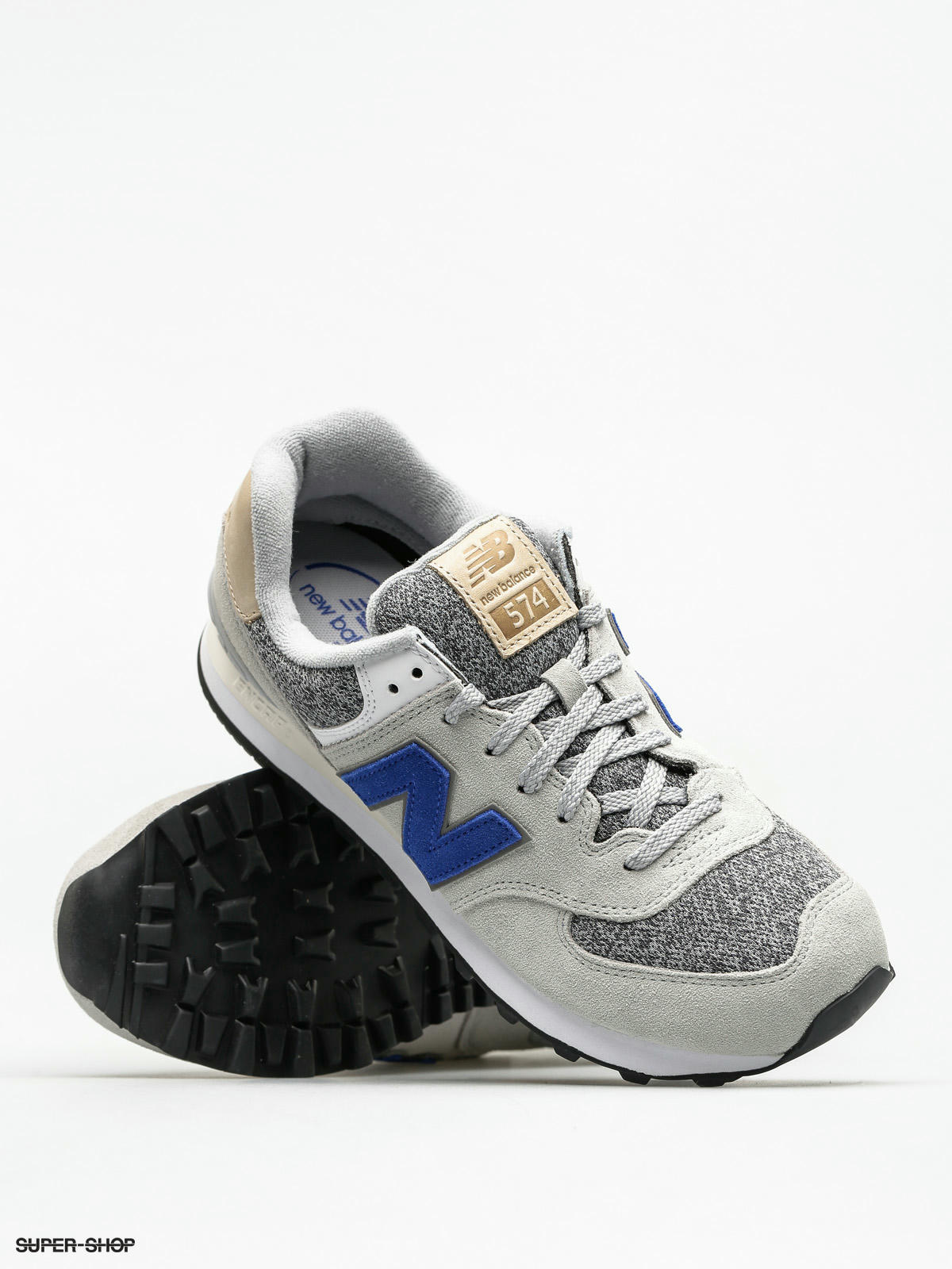 new balance 574 zilver