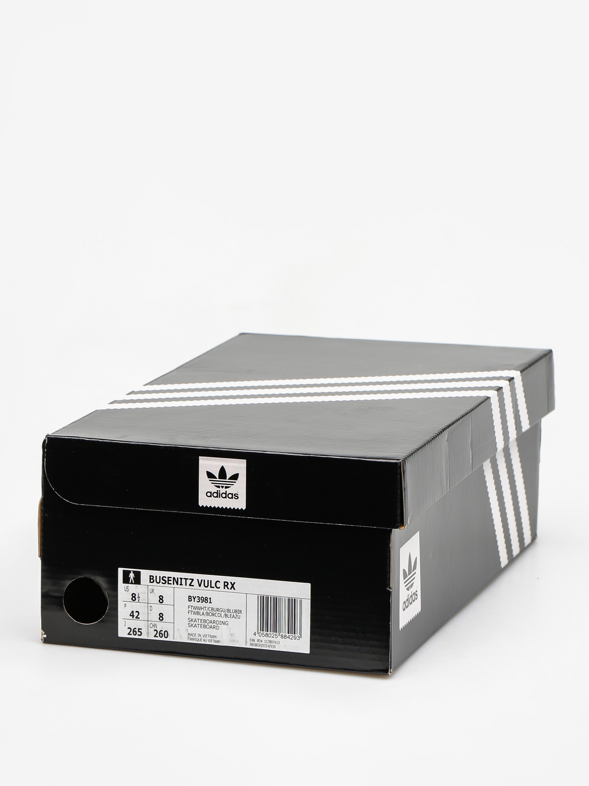 adidas Schuhe Busenitz Vulc Rx (ftwr white/collegiate burgundy/bluebird)