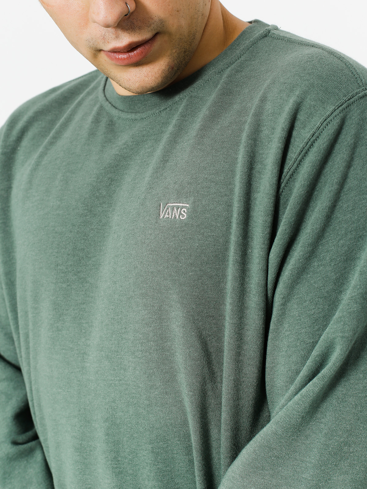 Vans Sweatshirt Core Basics Crew (dark/forest)