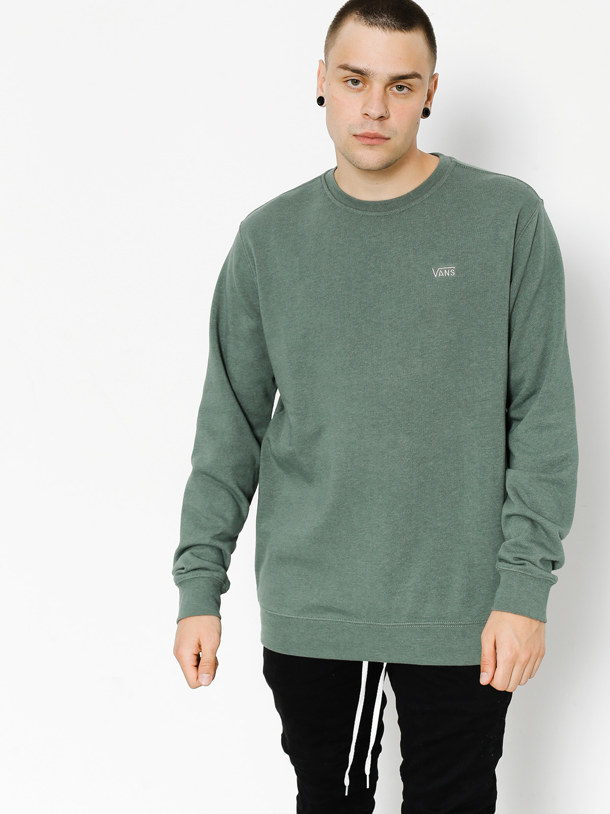 Vans Sweatshirt Core Basics Crew (dark/forest)