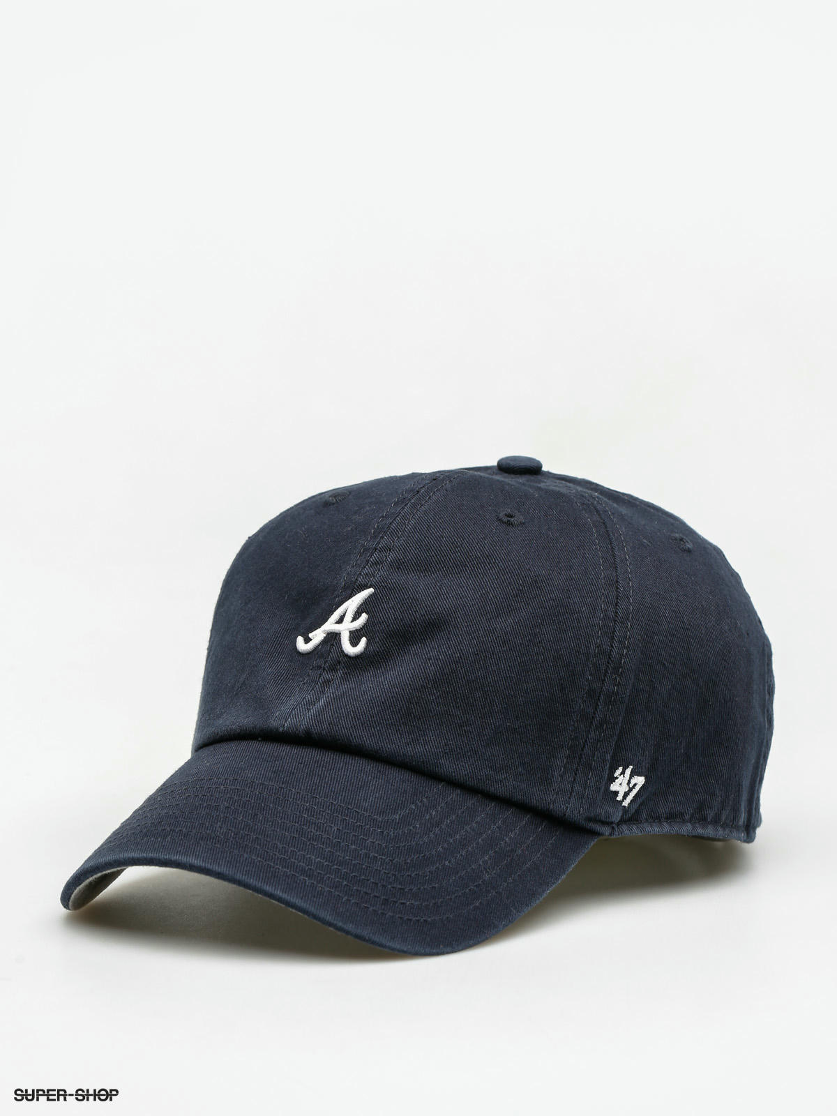 Atlanta Braves - Navy Trucker Hat, 47 Brand