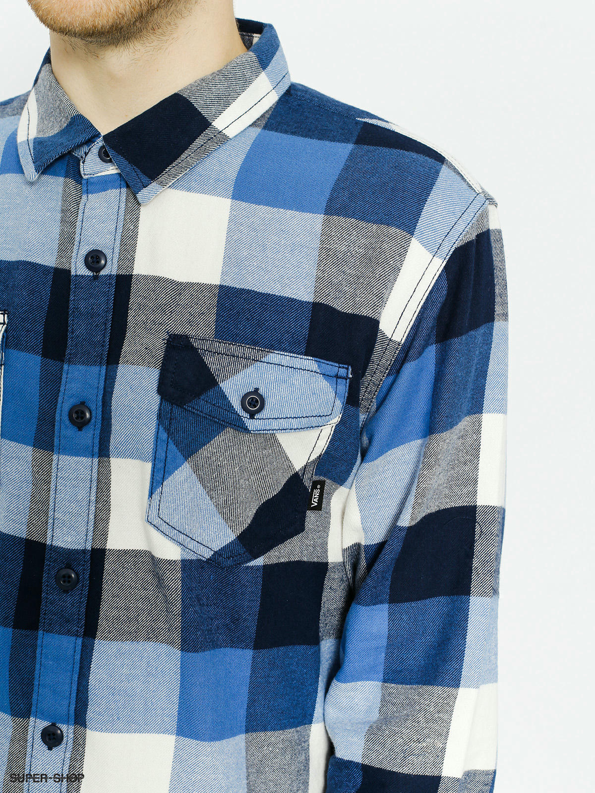 Vans Shirt Box Flannel Delft Marshmallow