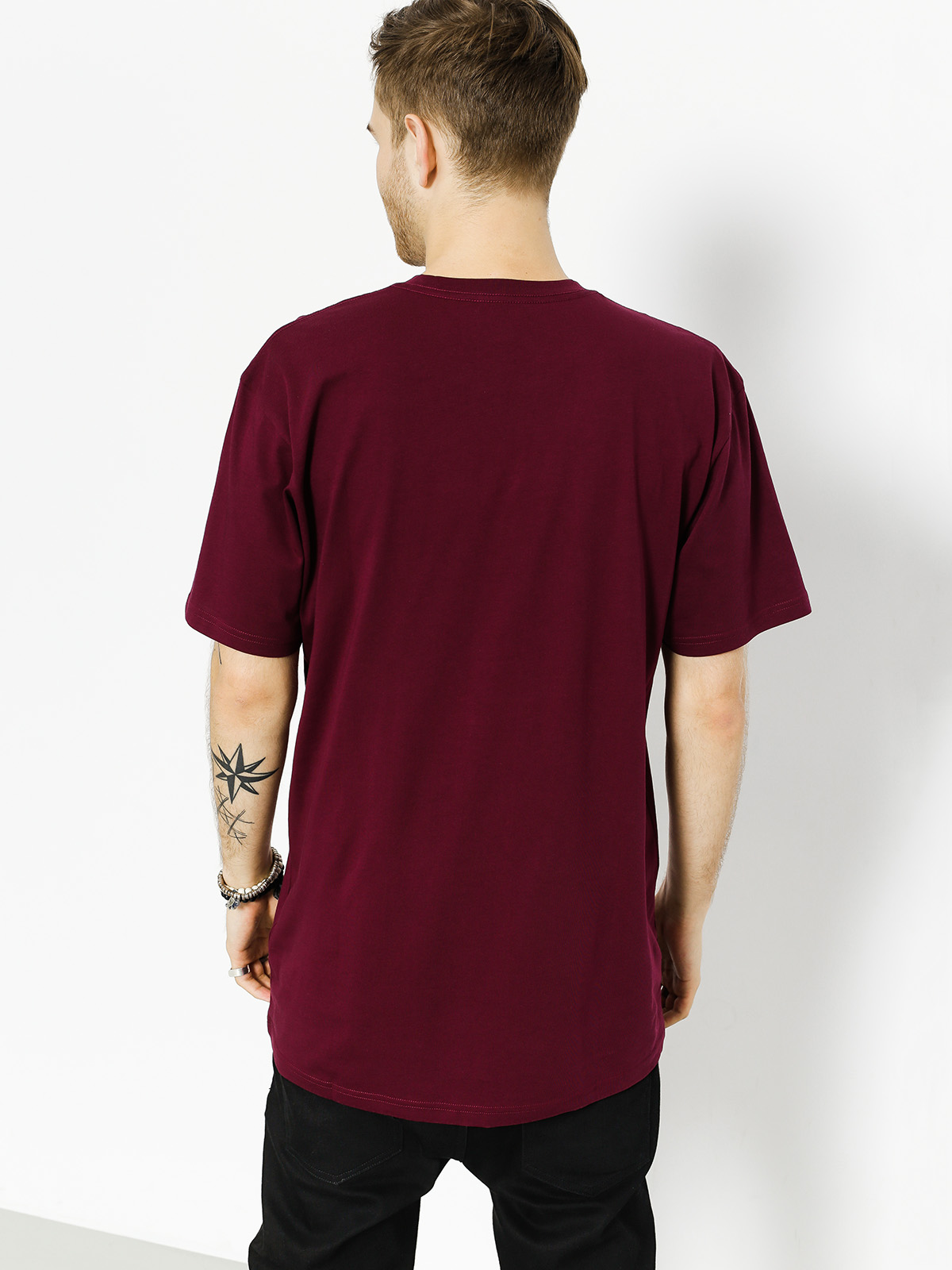 Vans T-Shirt Classic (burgundy/white)