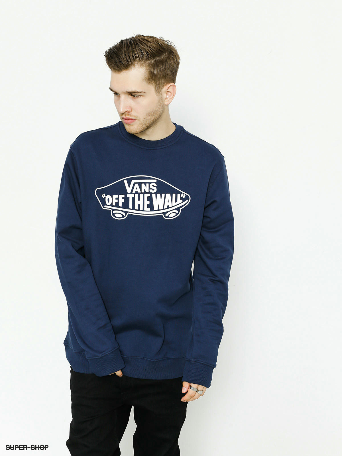 vans navy sweatshirt