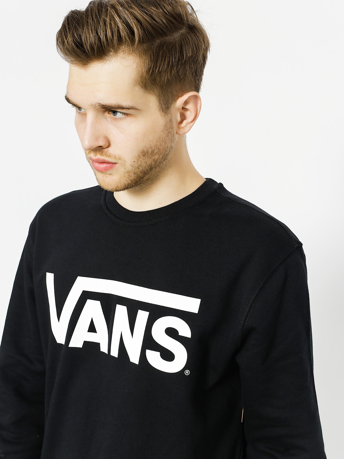 Vans Sweatshirt Classic Crew (black/white)