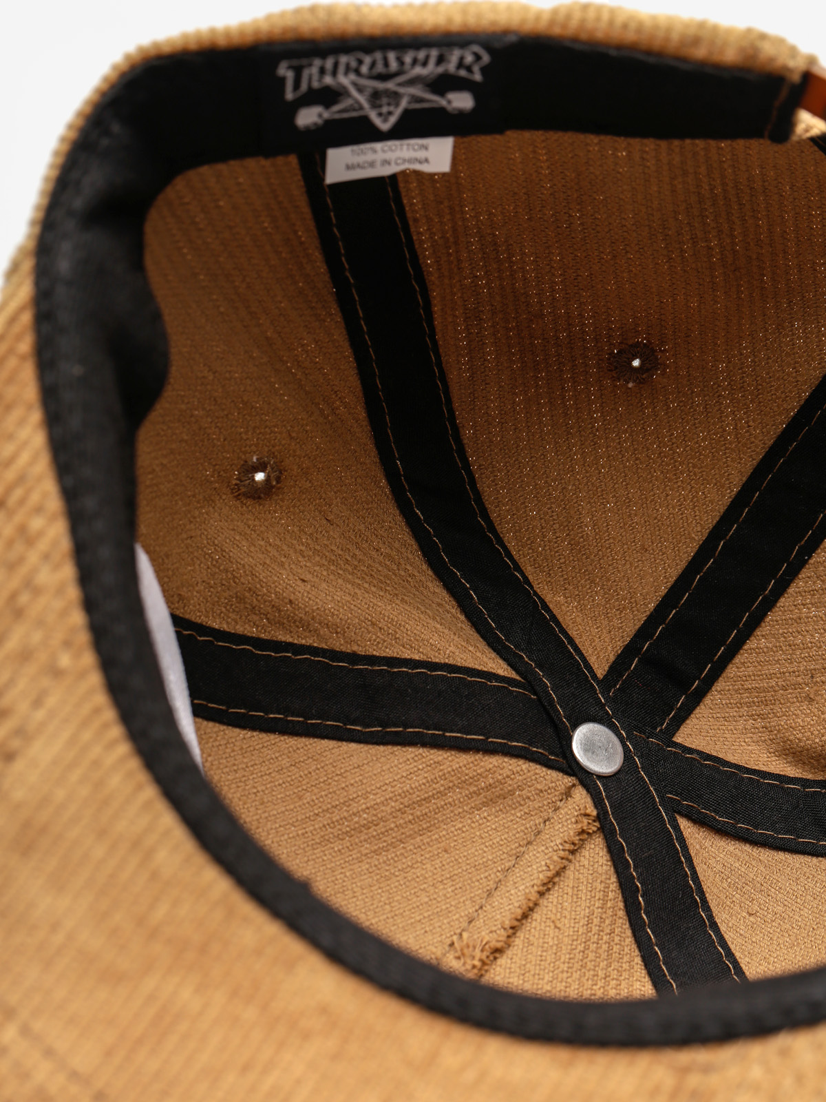 Thrasher Cap Magazine Logo Cord ZD (gold)