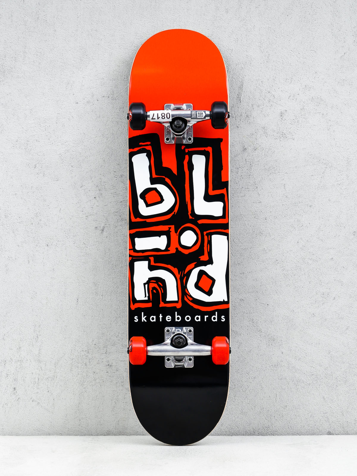 Blind Skateboard Jumbled Split (red/black)