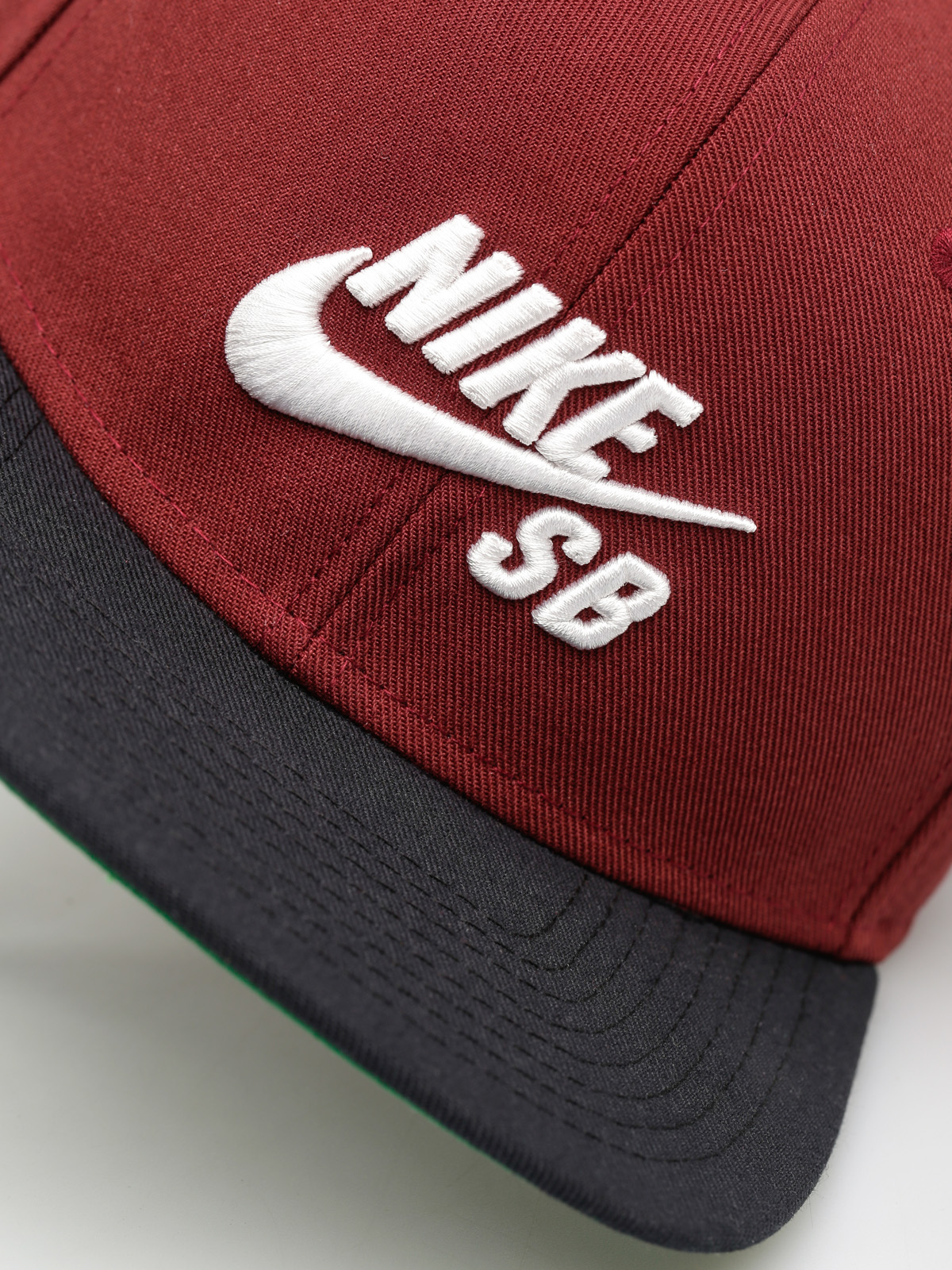 Nike SB Cap Sb Icon Snapback ZD (dark team red/black/pine green/white)