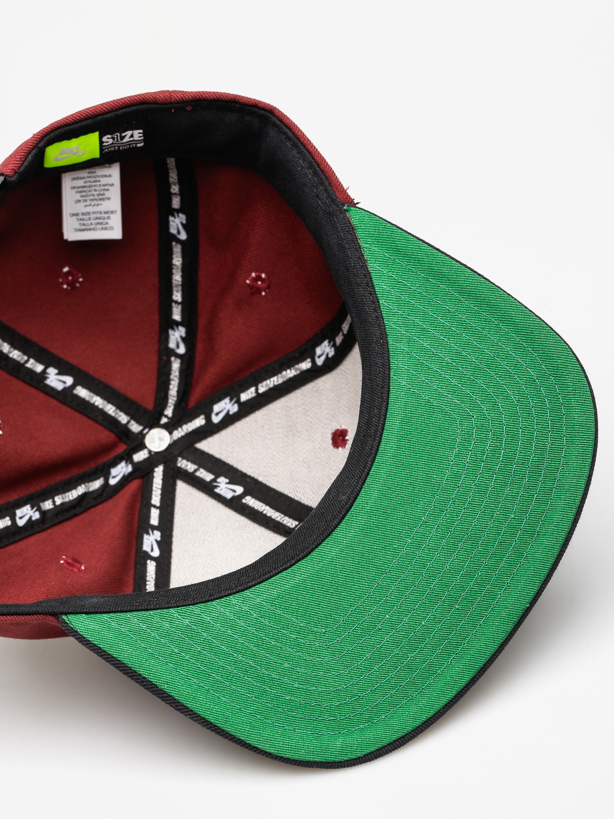 Nike SB Cap Sb Icon Snapback ZD (dark team red/black/pine green/white)